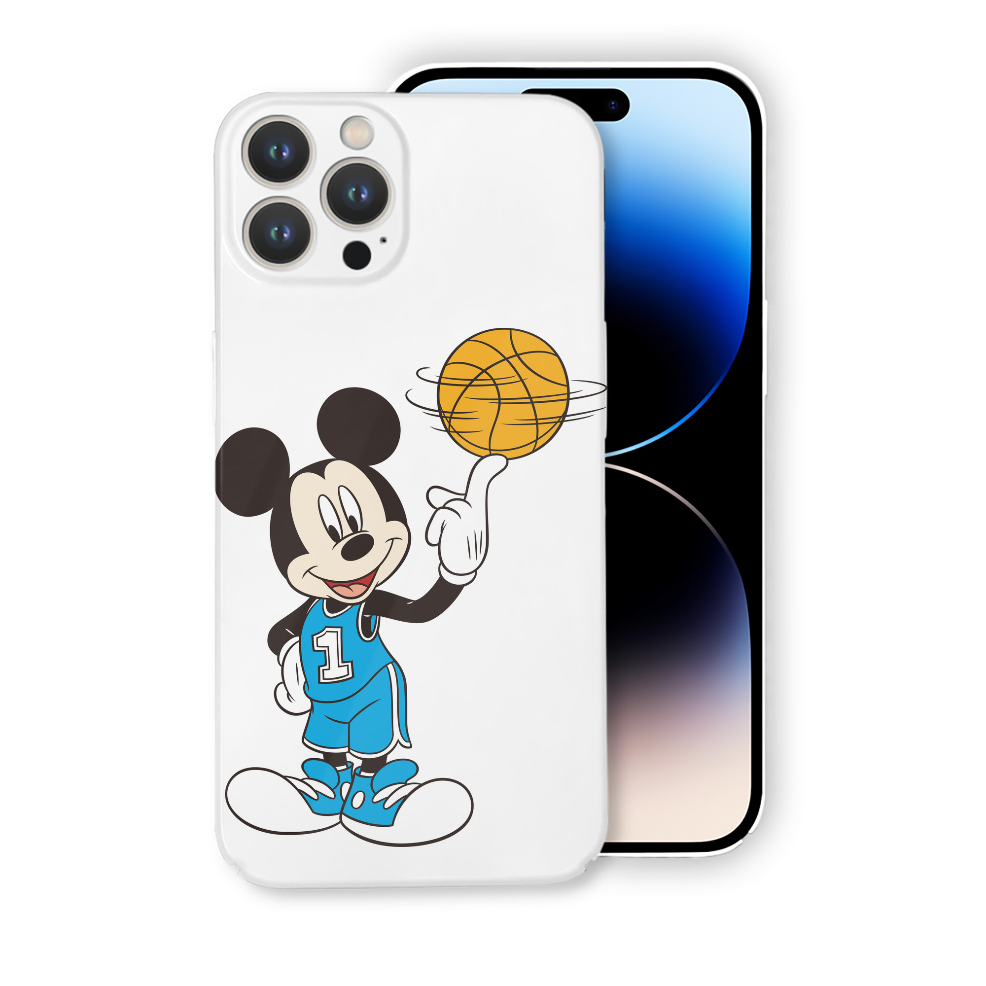 （画像用） ミッキーマウス Mickey Mouse 【iPhone 14シリーズ対応】ハードケース
